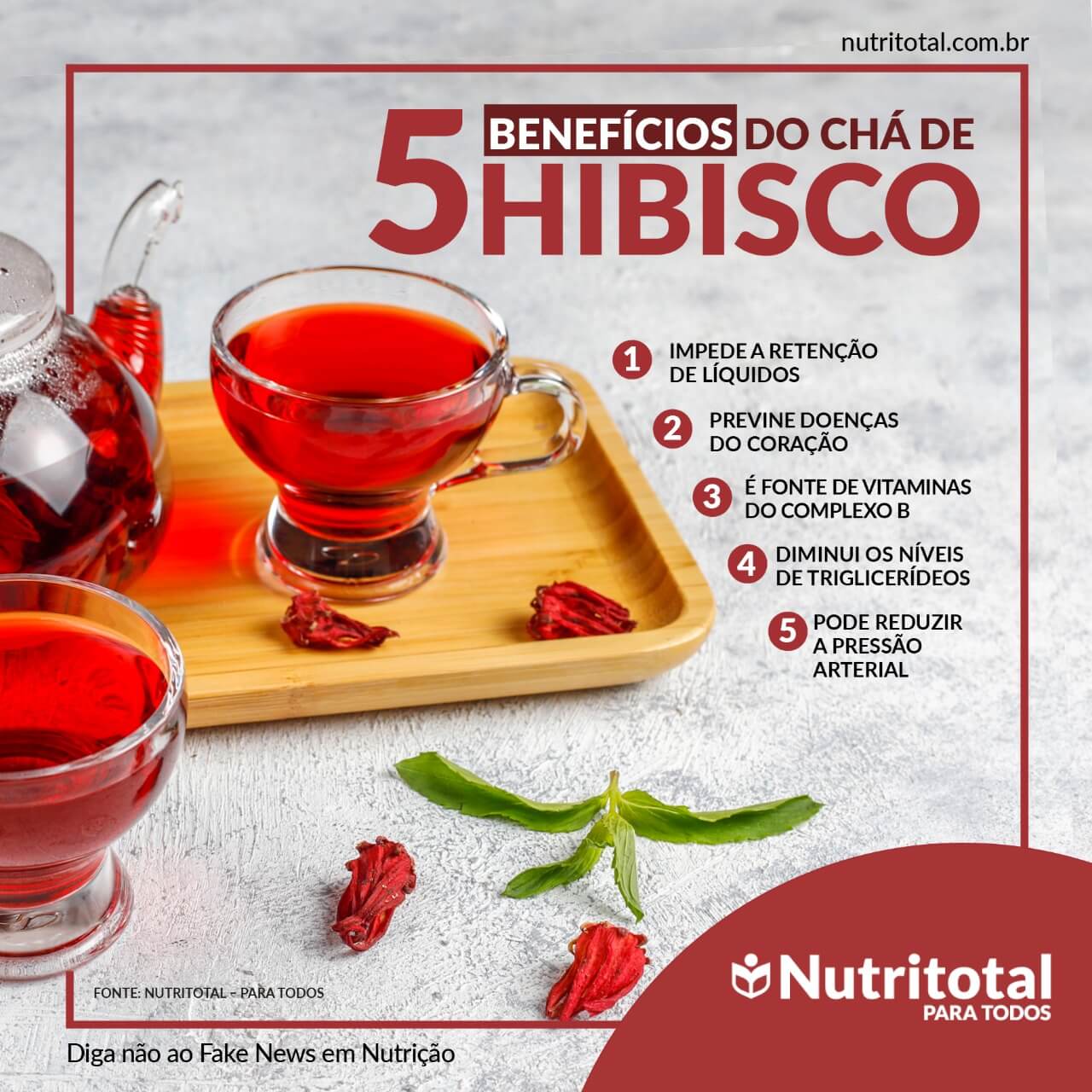 chá de hibisco para que serve