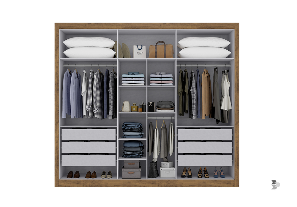 Como dividir o guarda-roupa de casal de forma justa