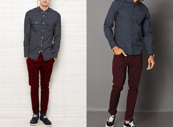 acessórios dourados look vinho cinza