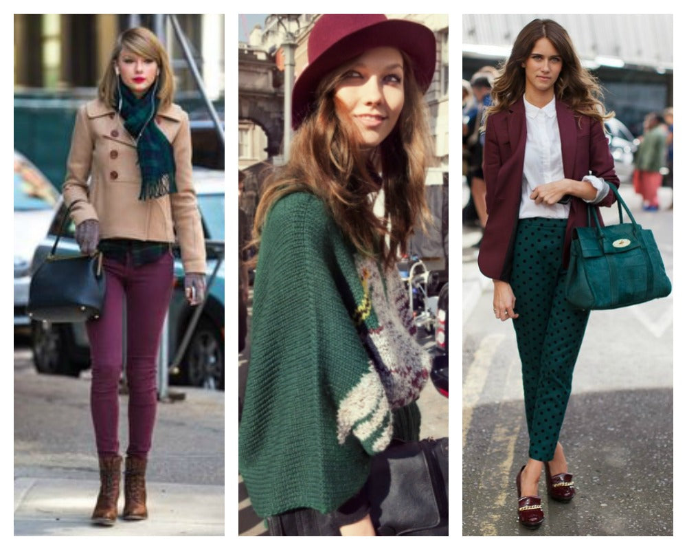 looks vinho burgundy cinza inspiração