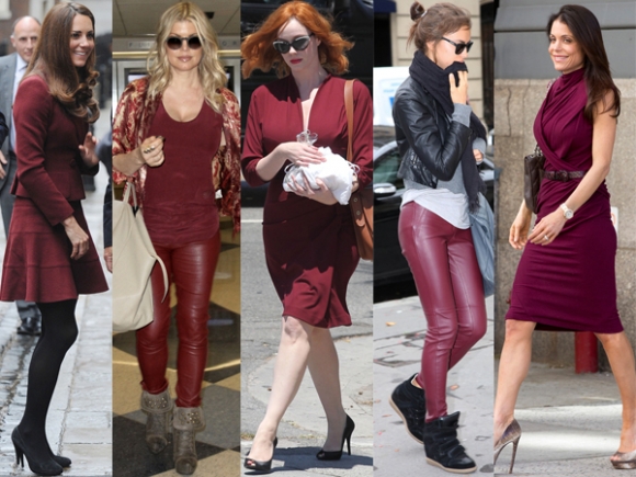 cinza claro versus cinza chumbo com burgundy