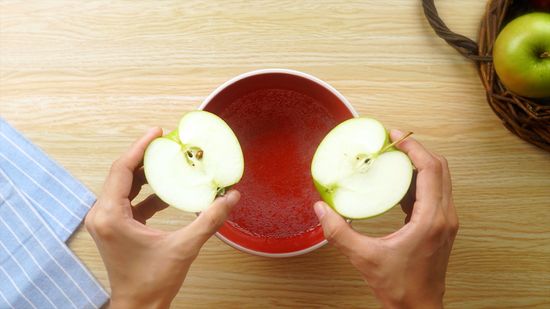 como conservar maçã cortada