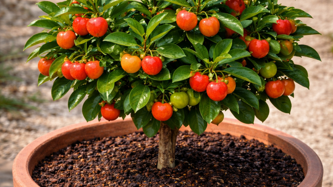 como cultivar acerola em vaso