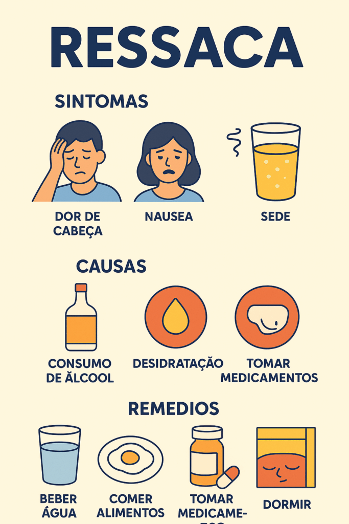 Medicamentos Seguros e Perigosos para a Ressaca