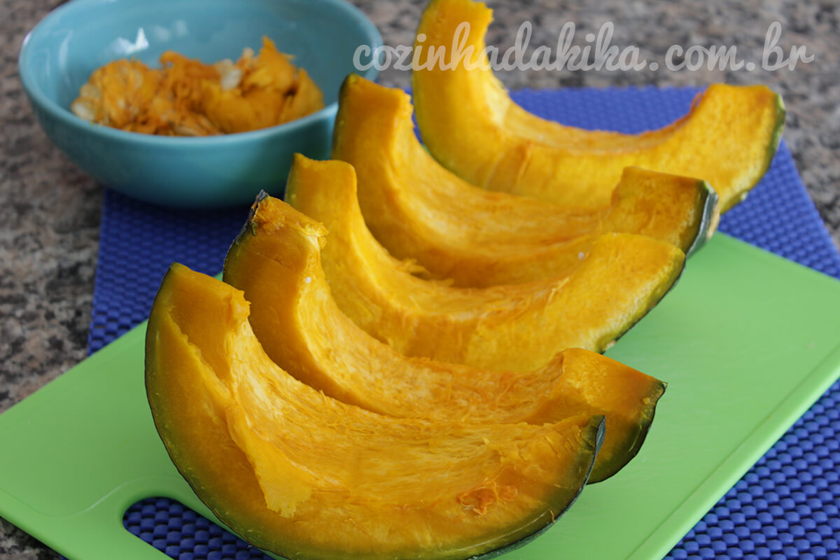 como descascar abóbora cabotiá fácil