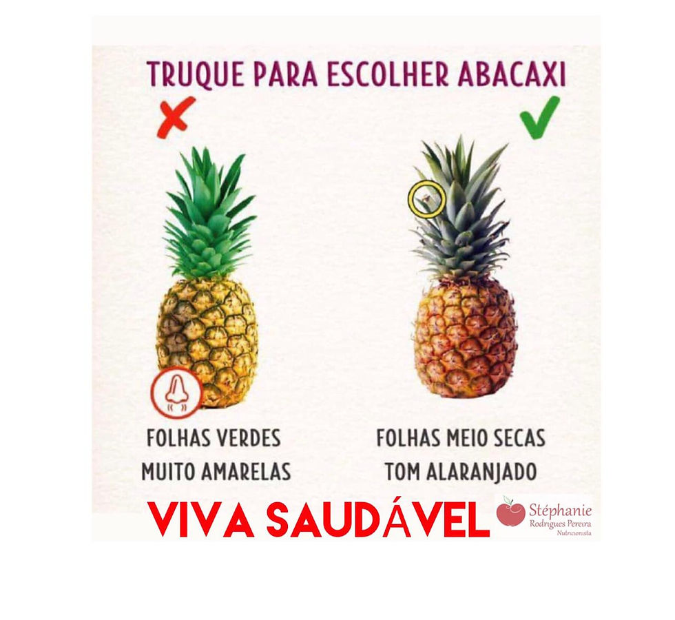 como escolher abacaxi doce