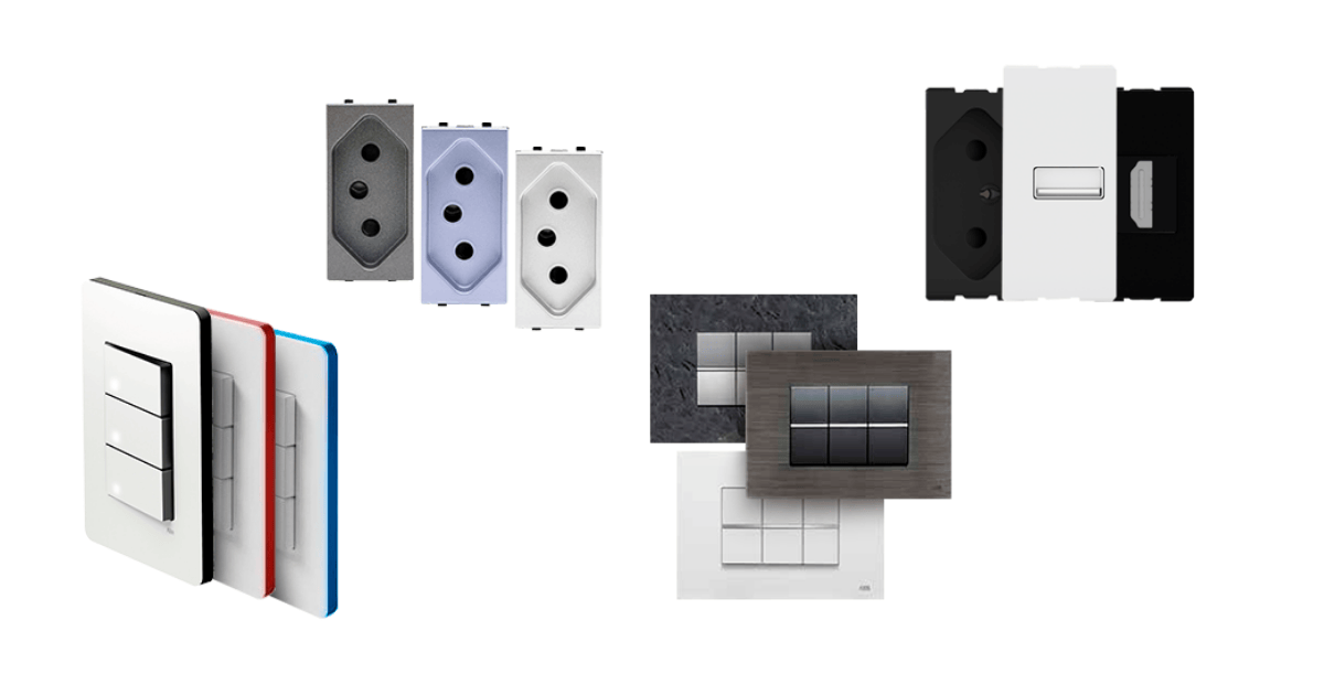Como escolher o acabamento das tomadas e interruptores