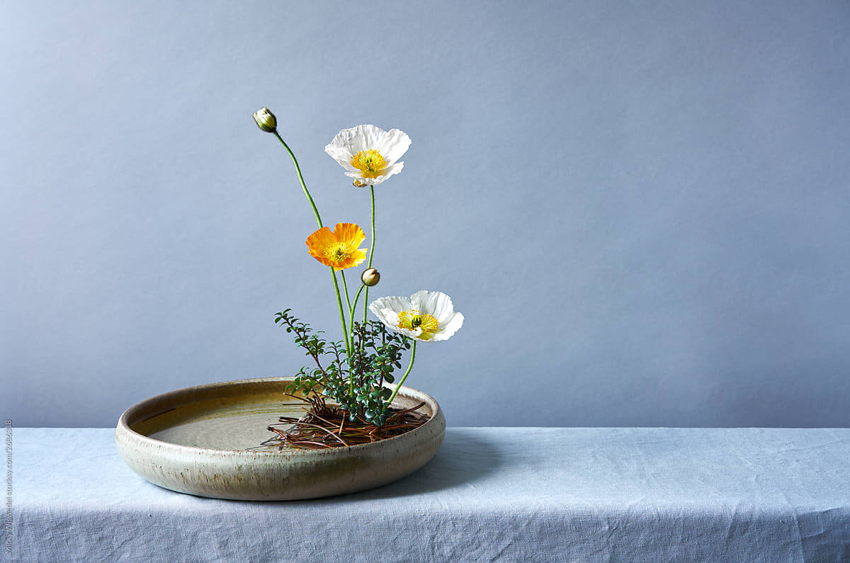 como fazer um arranjo de ikebana simples