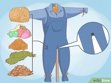 como fazer um espantalho criativo