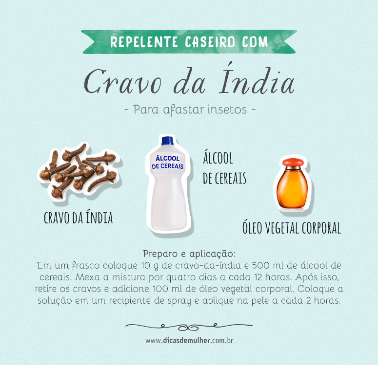 como fazer um repelente de insetos natural para o corpo