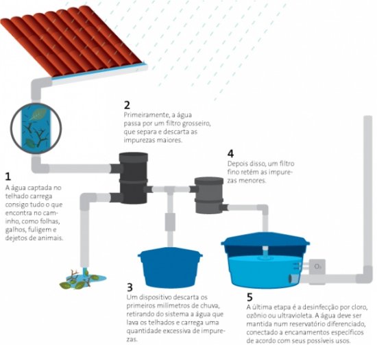 Dicas para manter a água da chuva limpa na cisterna