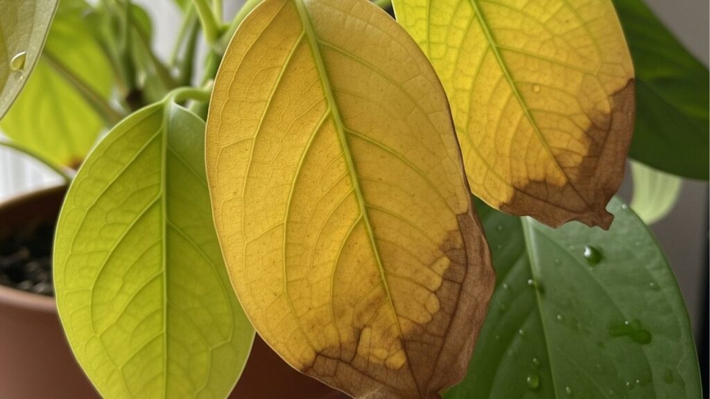como identificar a falta de água nas plantas