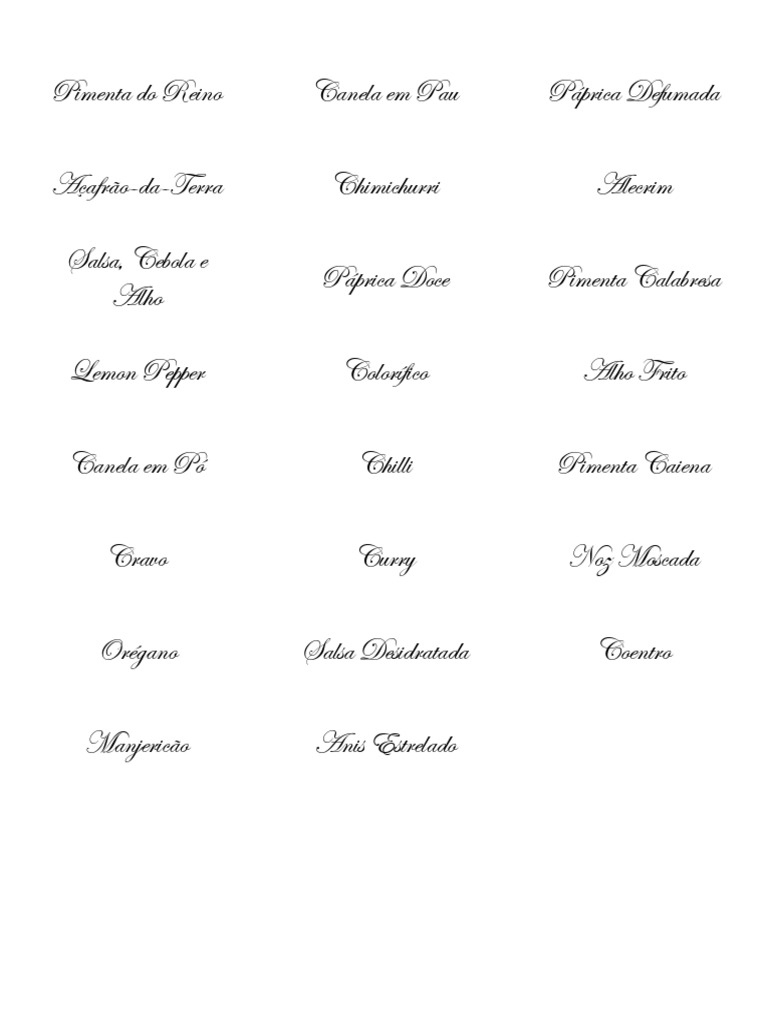 como ler rótulo de tempero