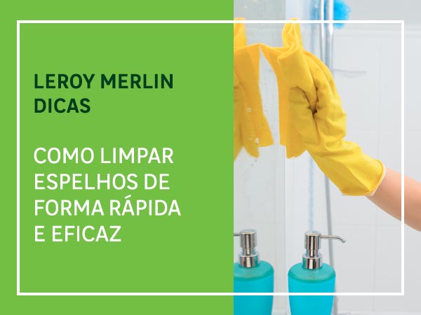 como limpar o espelho do banheiro que não limpa