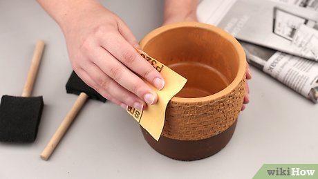 como pintar vasos de cerâmica