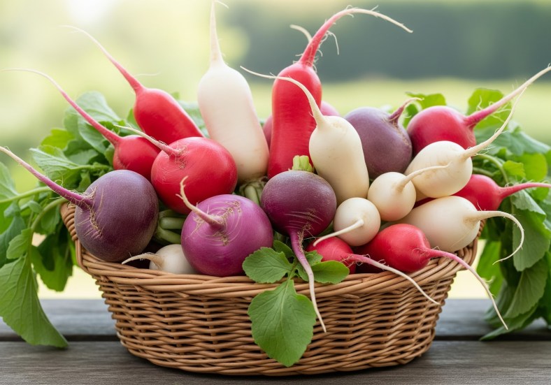 como plantar rabanete colorido