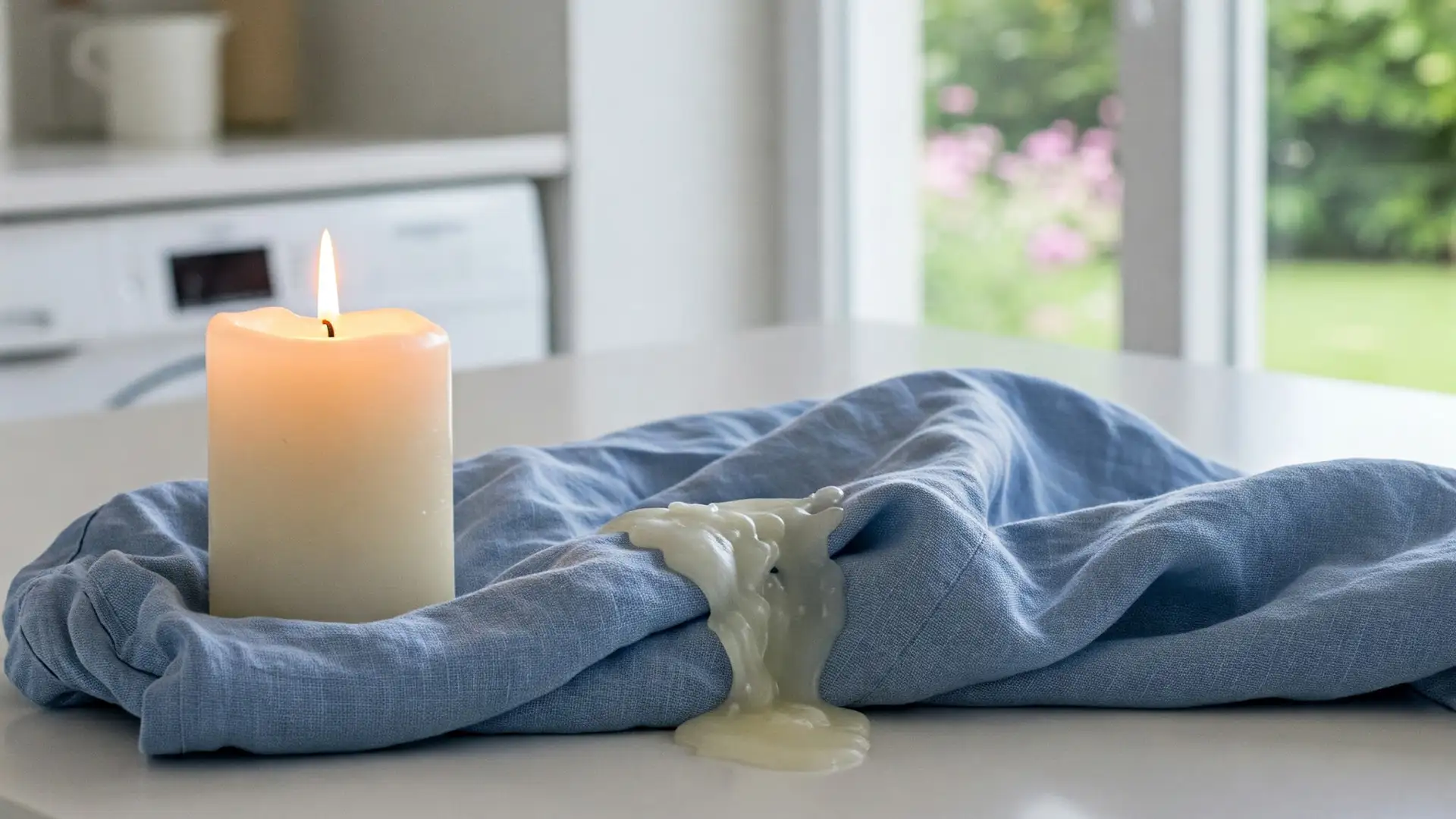 Como evitar que a cera da vela manche seus tecidos