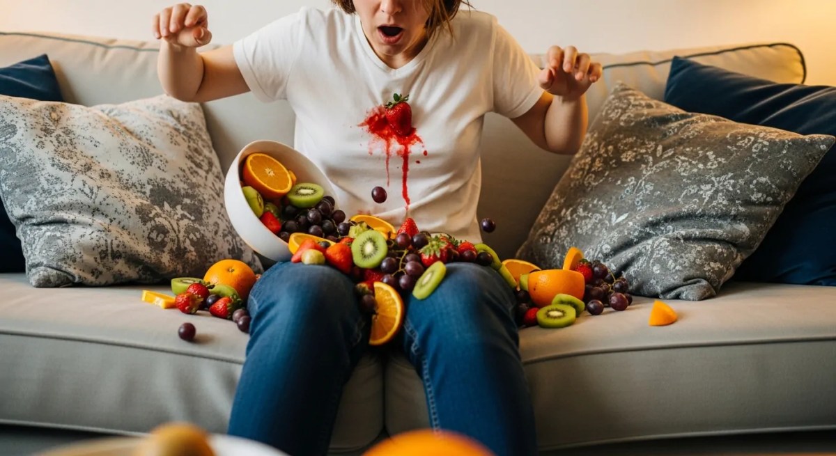 Os melhores produtos comerciais para tirar manchas de frutas