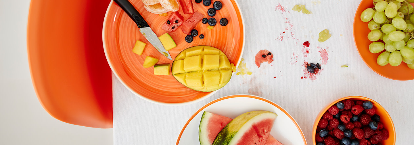 como tirar mancha de frutas