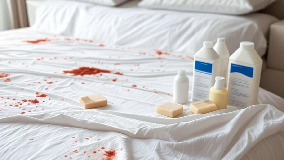 erros comuns ao tentar tirar mancha de óleo de lençol