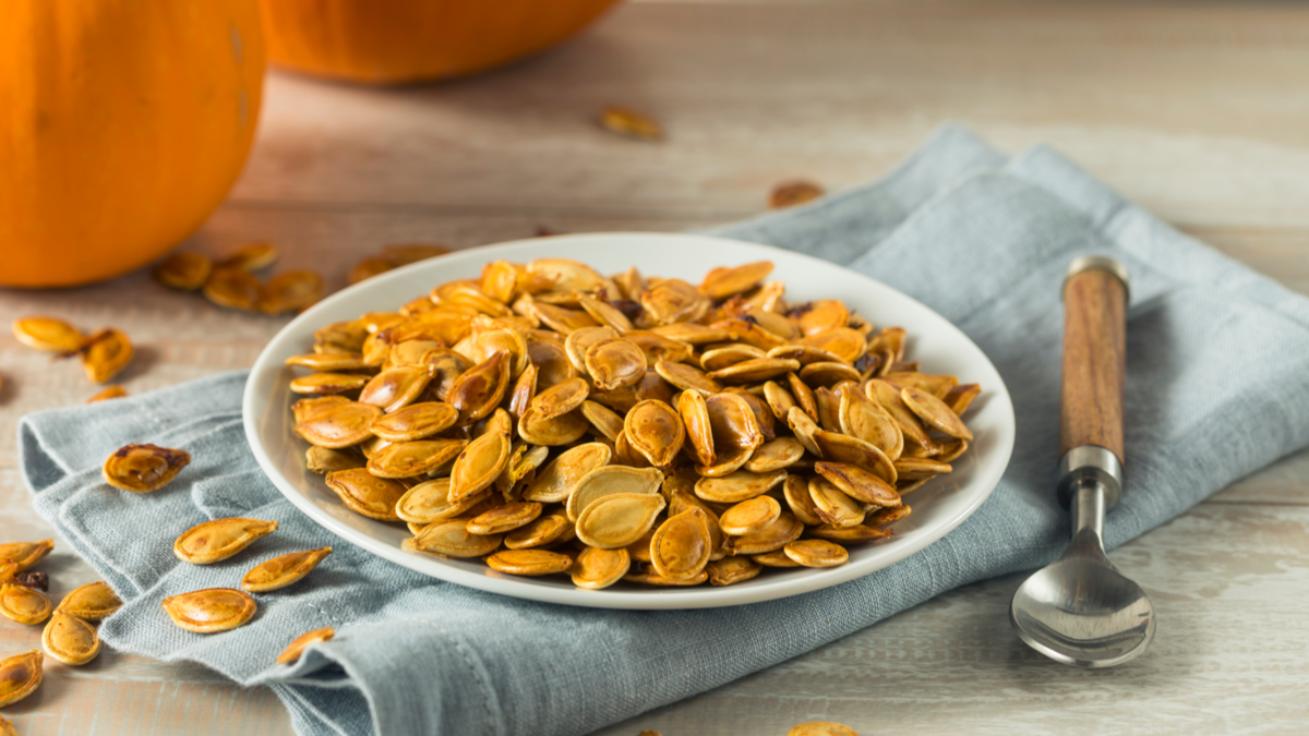 como torrar semente de abóbora