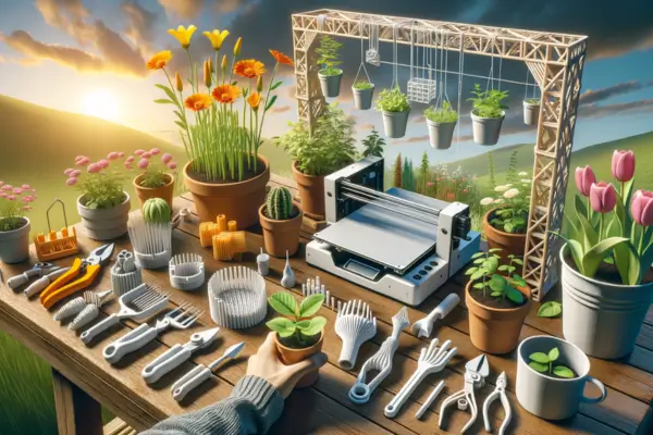 como usar a impressão 3d para criar vasos e ferramentas de jardinagem