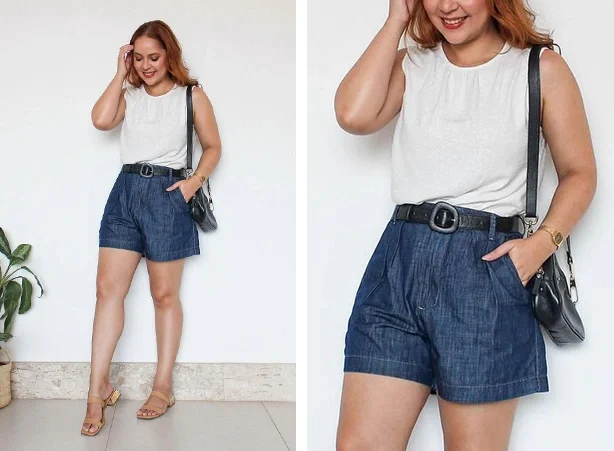 como usar short jeans