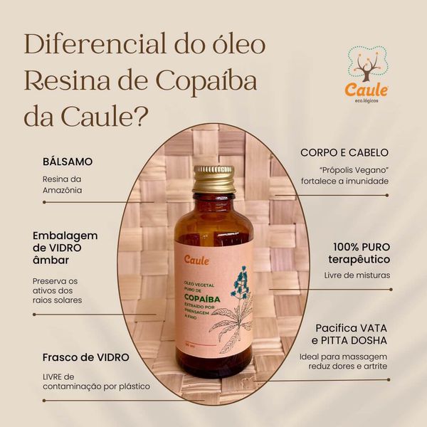 melhores usos do óleo de copaíba para saúde