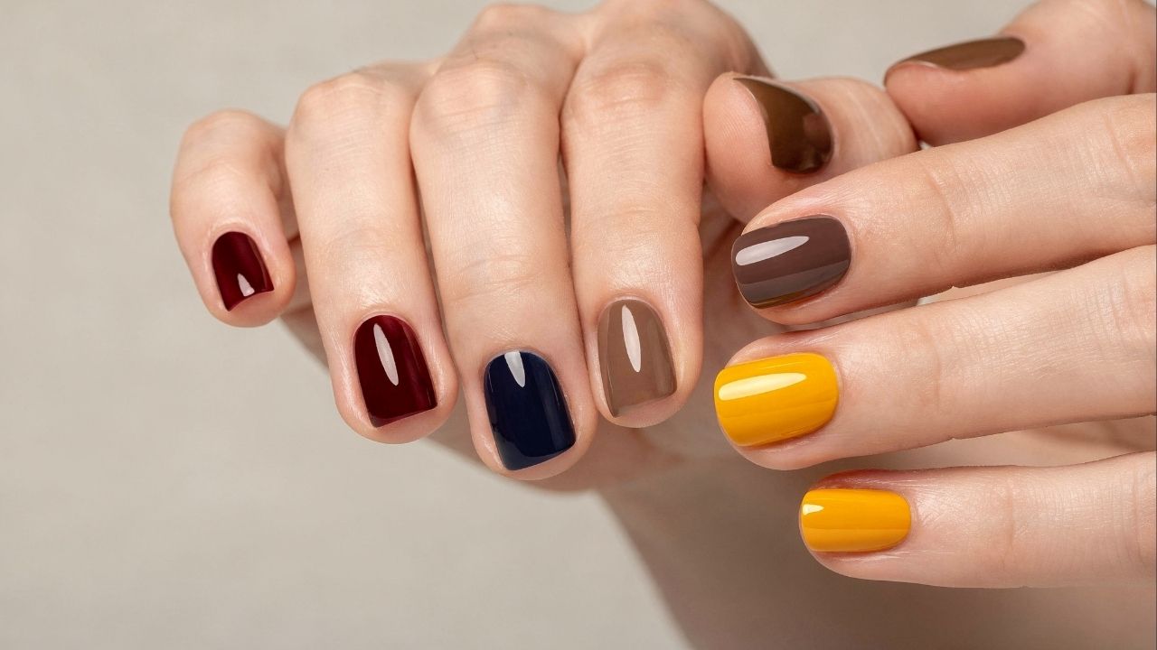 cores de esmalte que encurtam unhas
