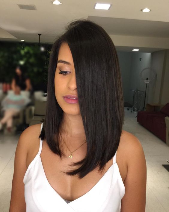 melhores cortes long bob medio para inspiracao