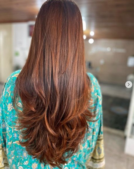 corte wolf cut cabelo ondulado feminino