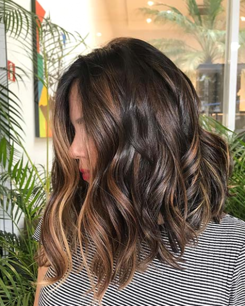 long bob ondulado fotos inspiração 2024