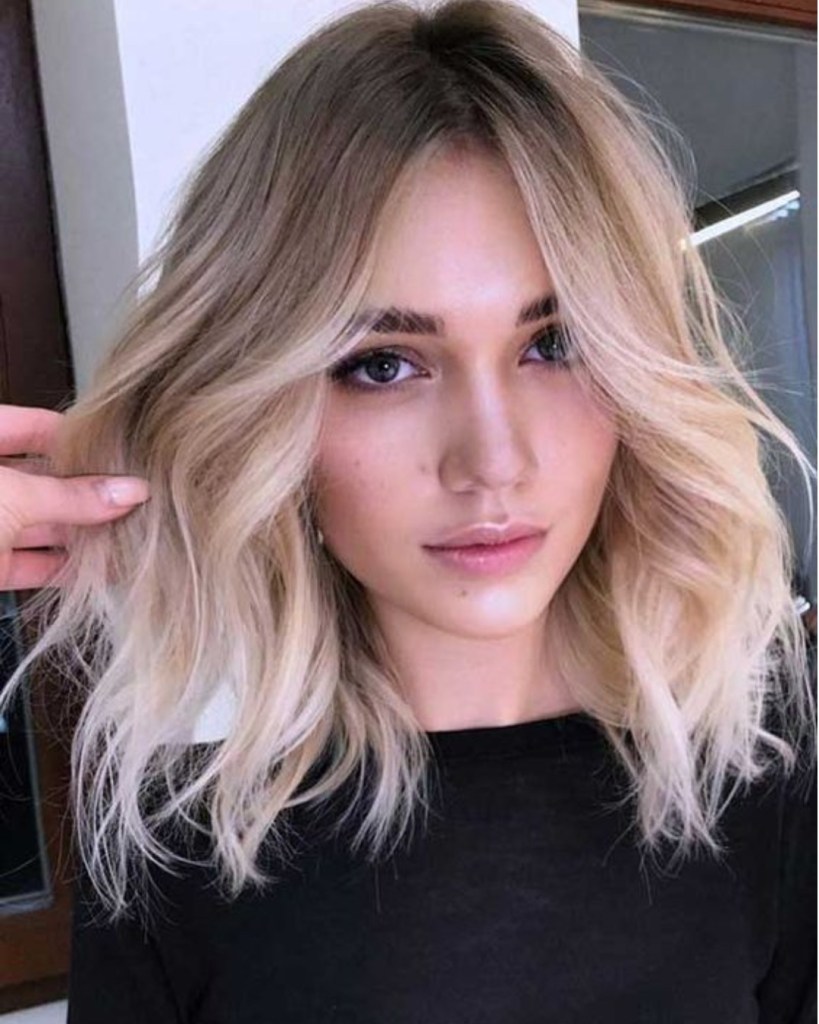 blunt cut ou long bob para cabelo fino