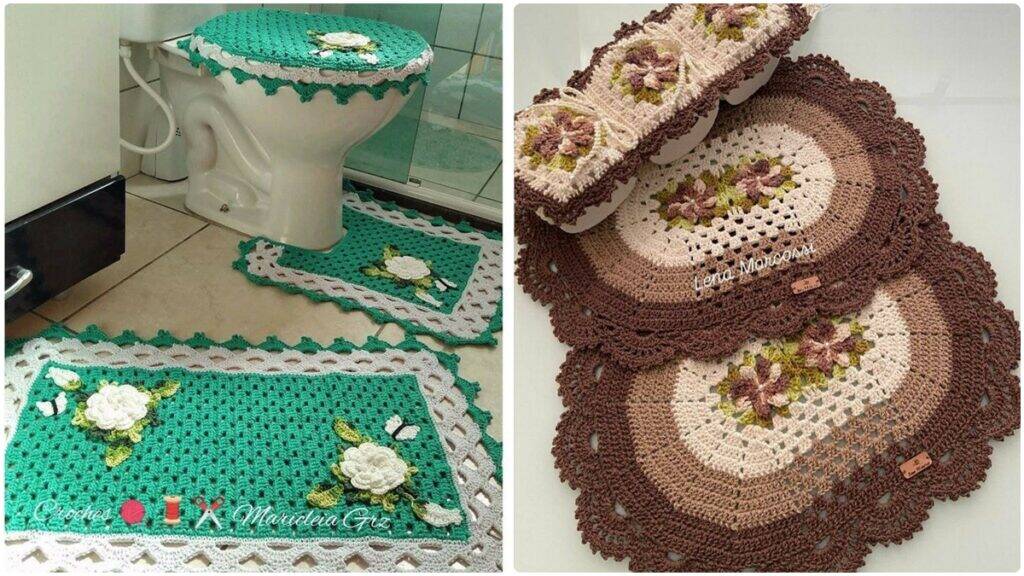 erros comuns lavar jogo banheiro croche barroco