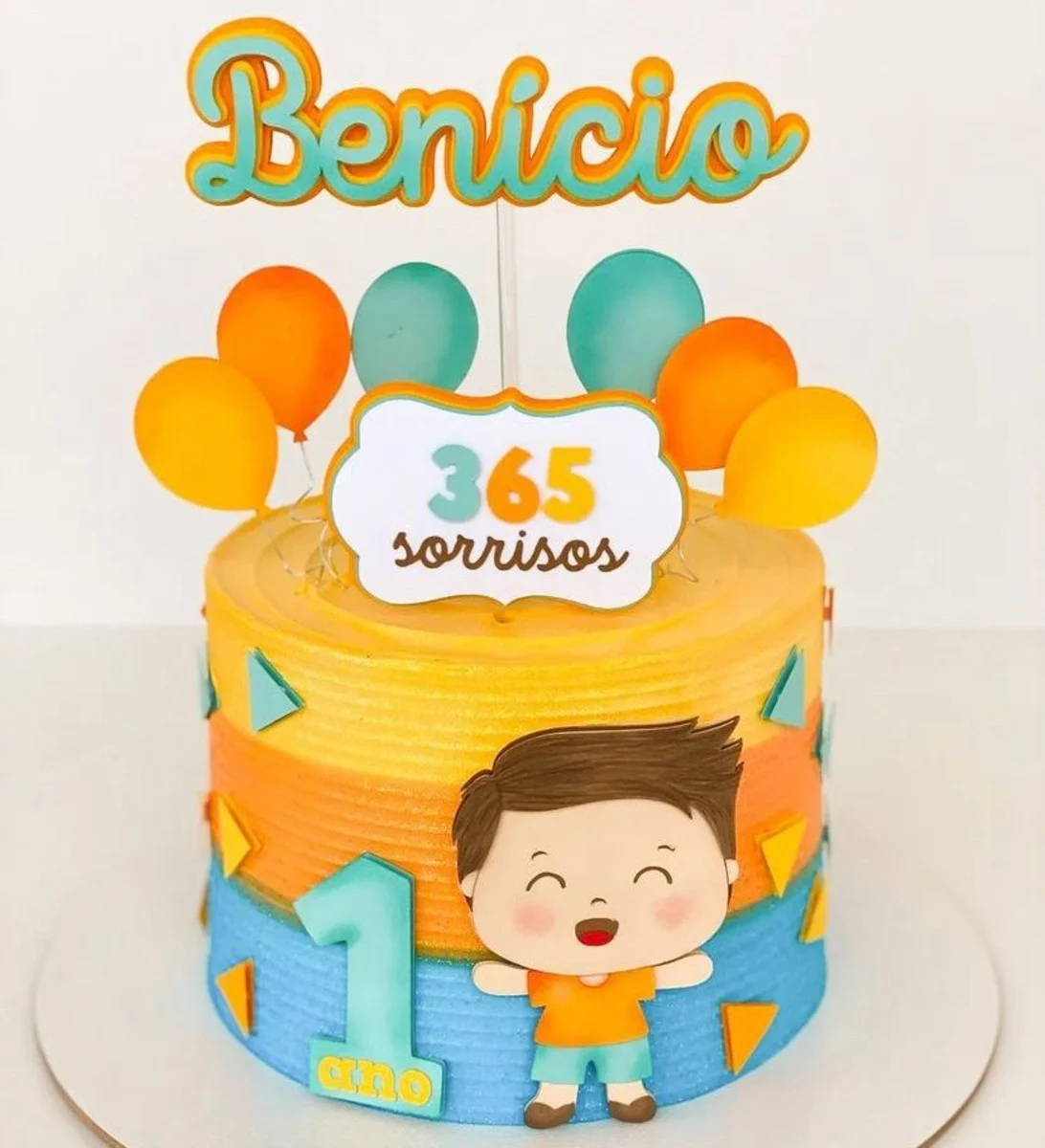 decoração 365 sorrisos versus tema balão qual escolher