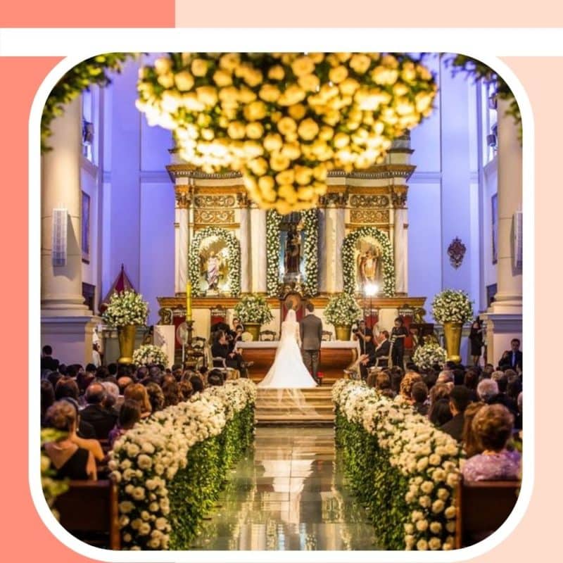 ideias criativas decoração igreja amarela