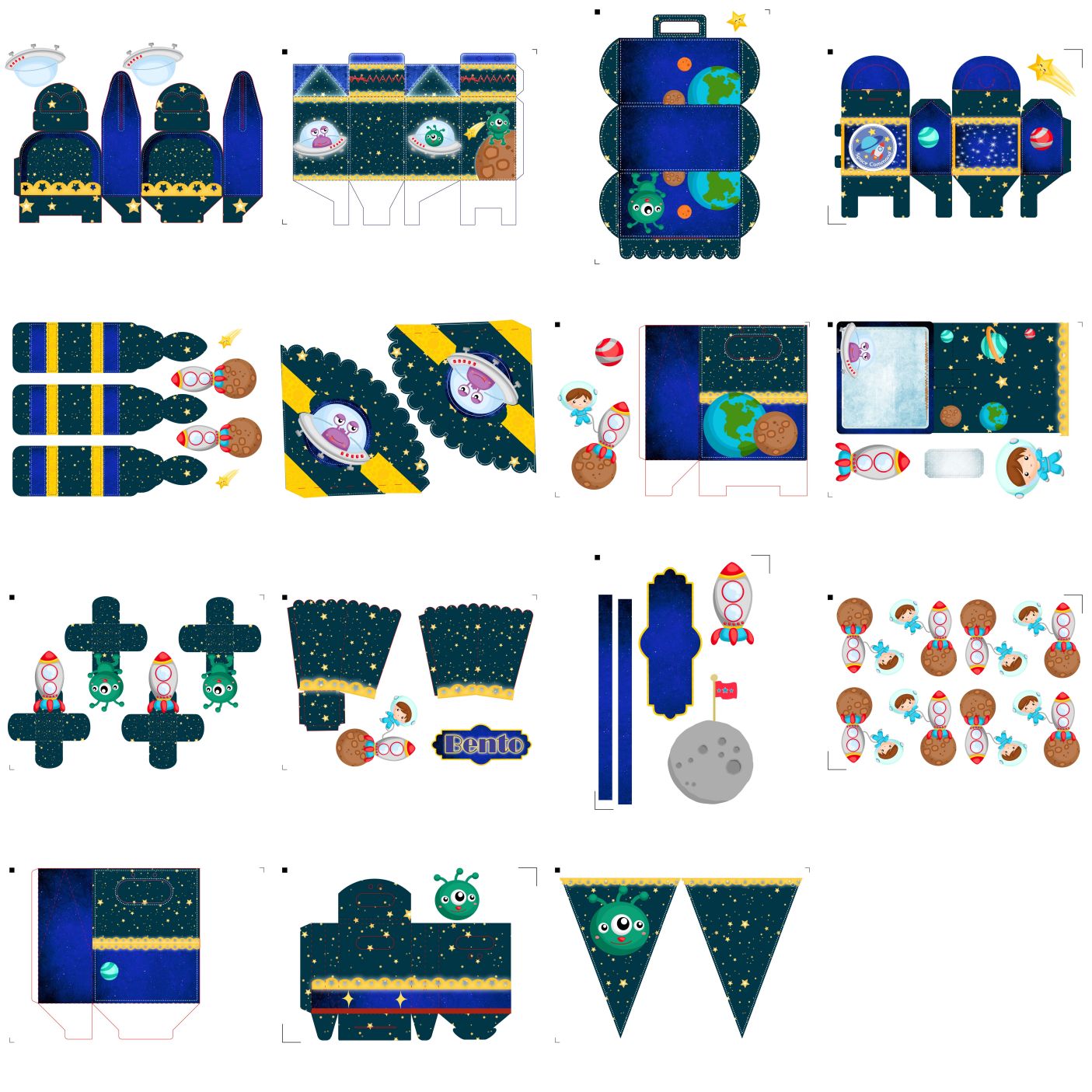 ideias criativas decoração festa astronauta infantil