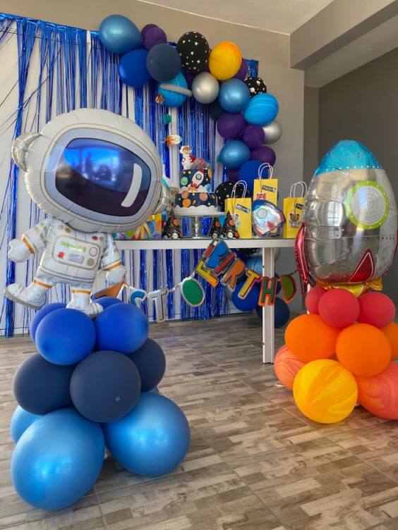 evitar erros comuns decoração aniversário astronauta