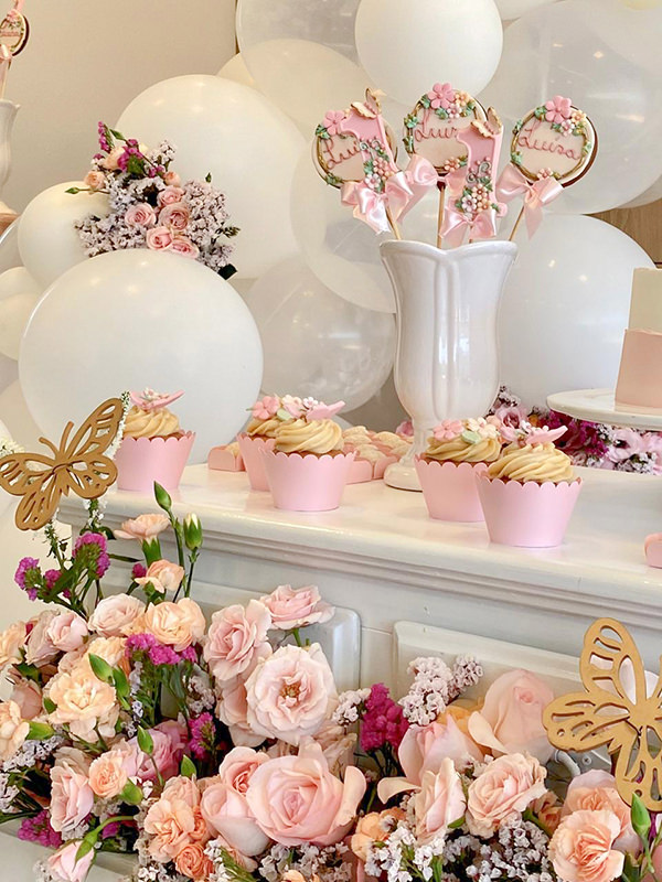 como economizar decoração aniversário flores