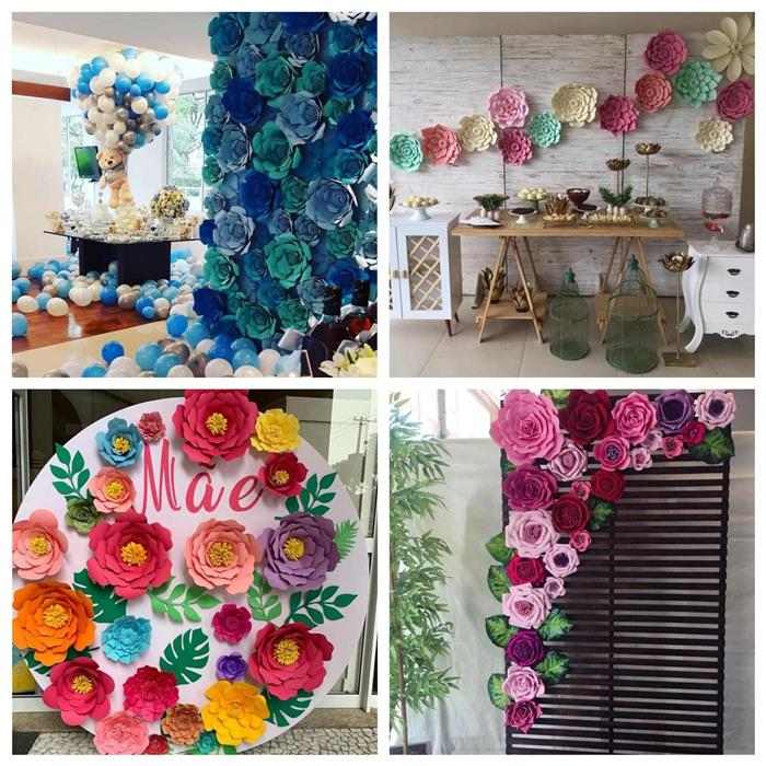 como economizar decoração aniversário flores