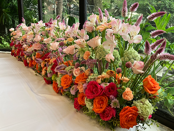 decoração aniversário com flores