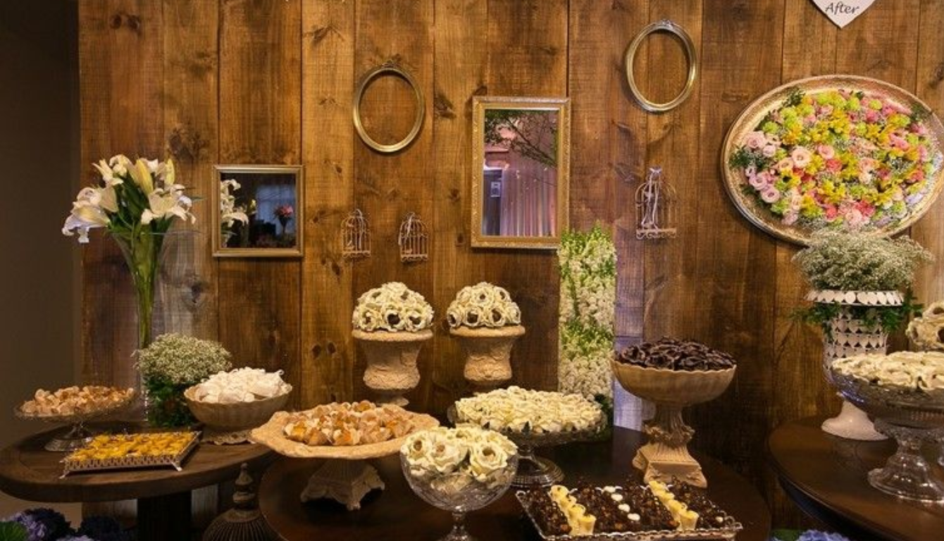 decoração aniversario rustico