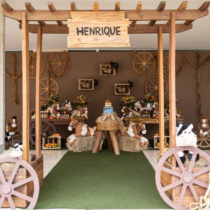 decoração aniversario rustico masculino 30 anos