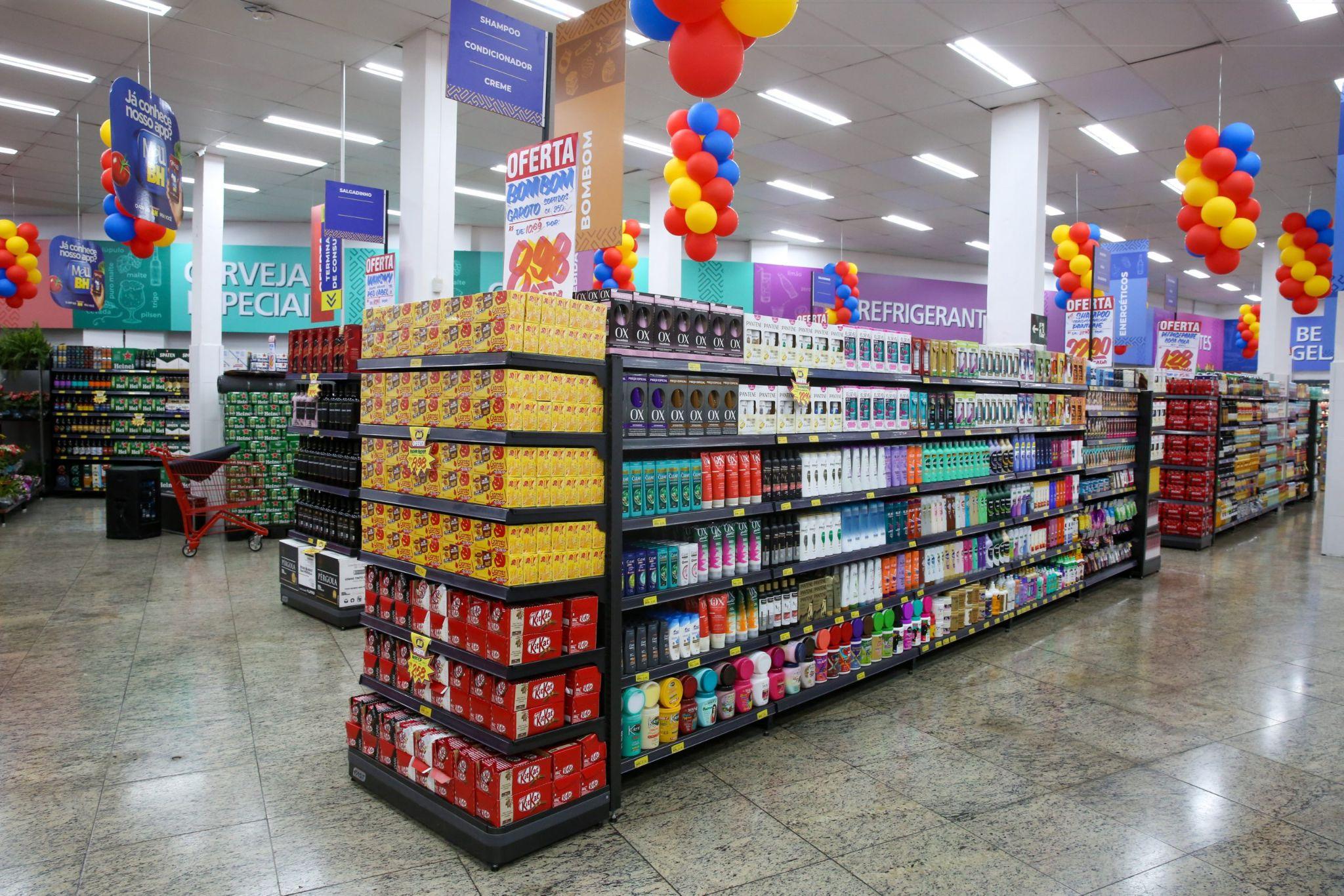 decoração aniversario supermercado