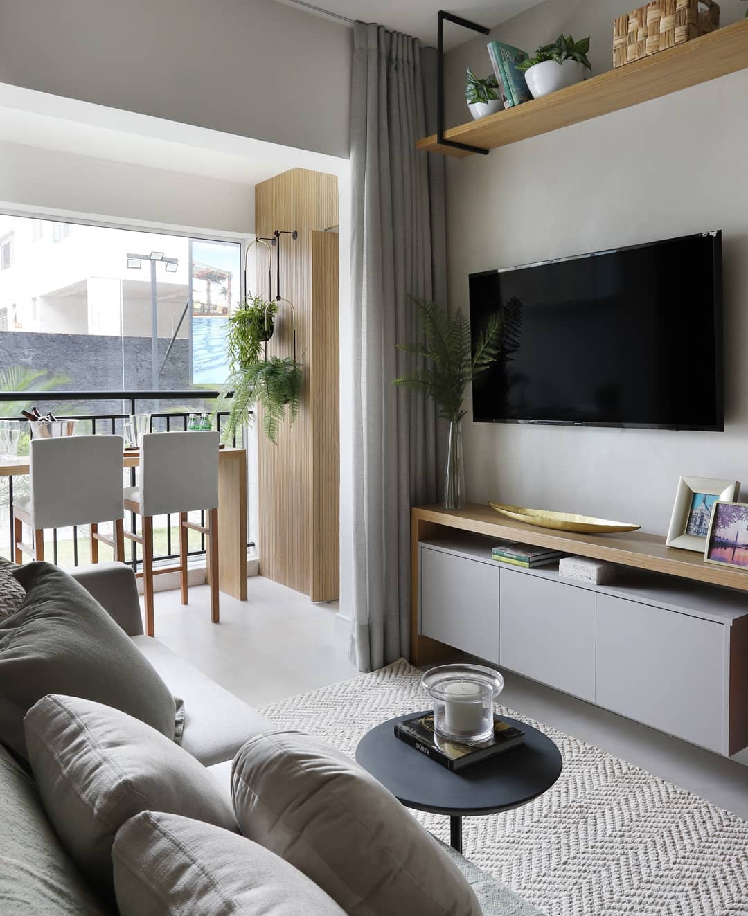 decoração apartamento pequeno simples