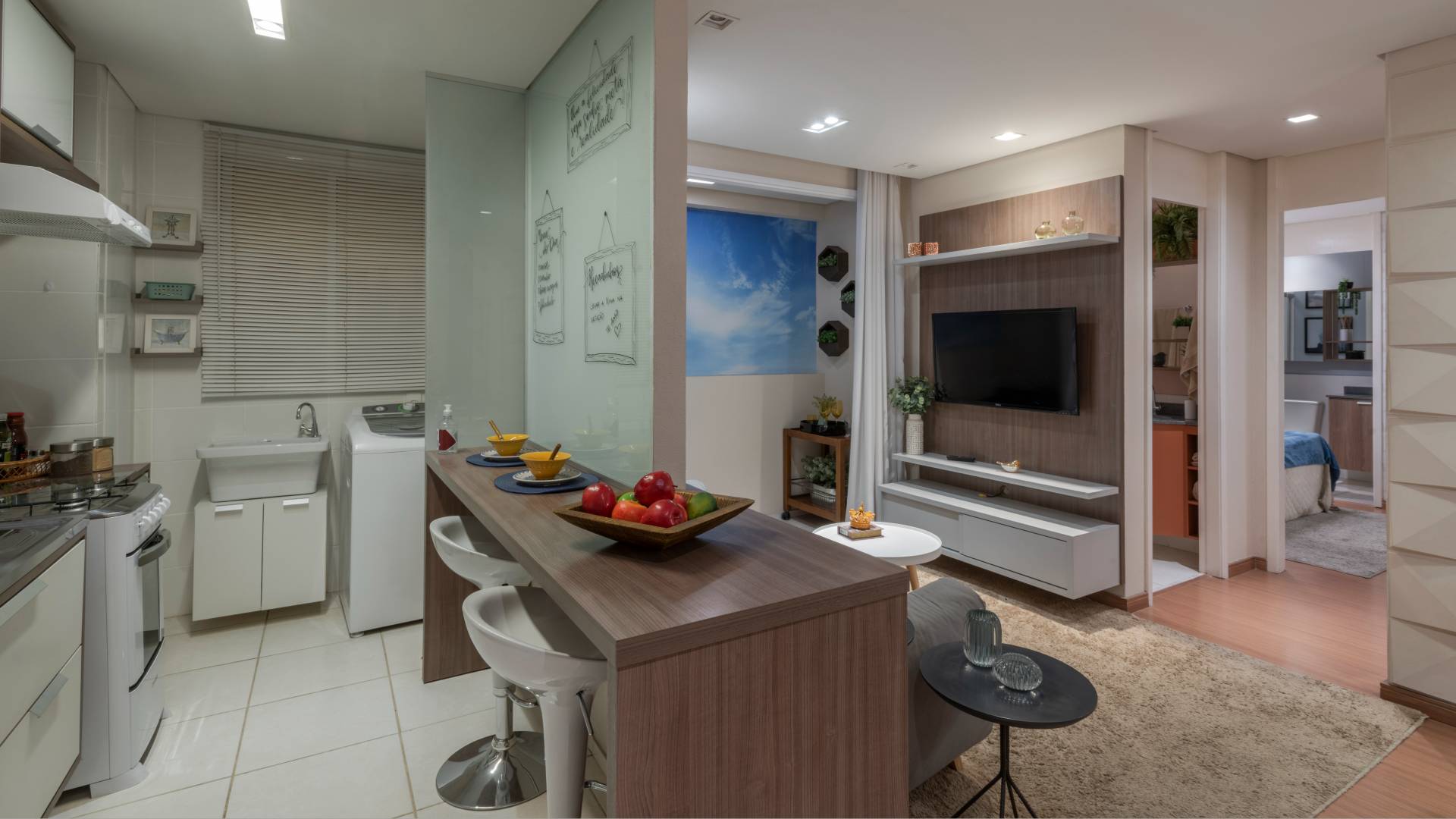 ideias de decoração apartamento pequeno simples