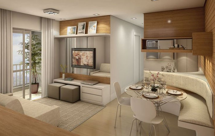 como decorar apartamento pequeno barato