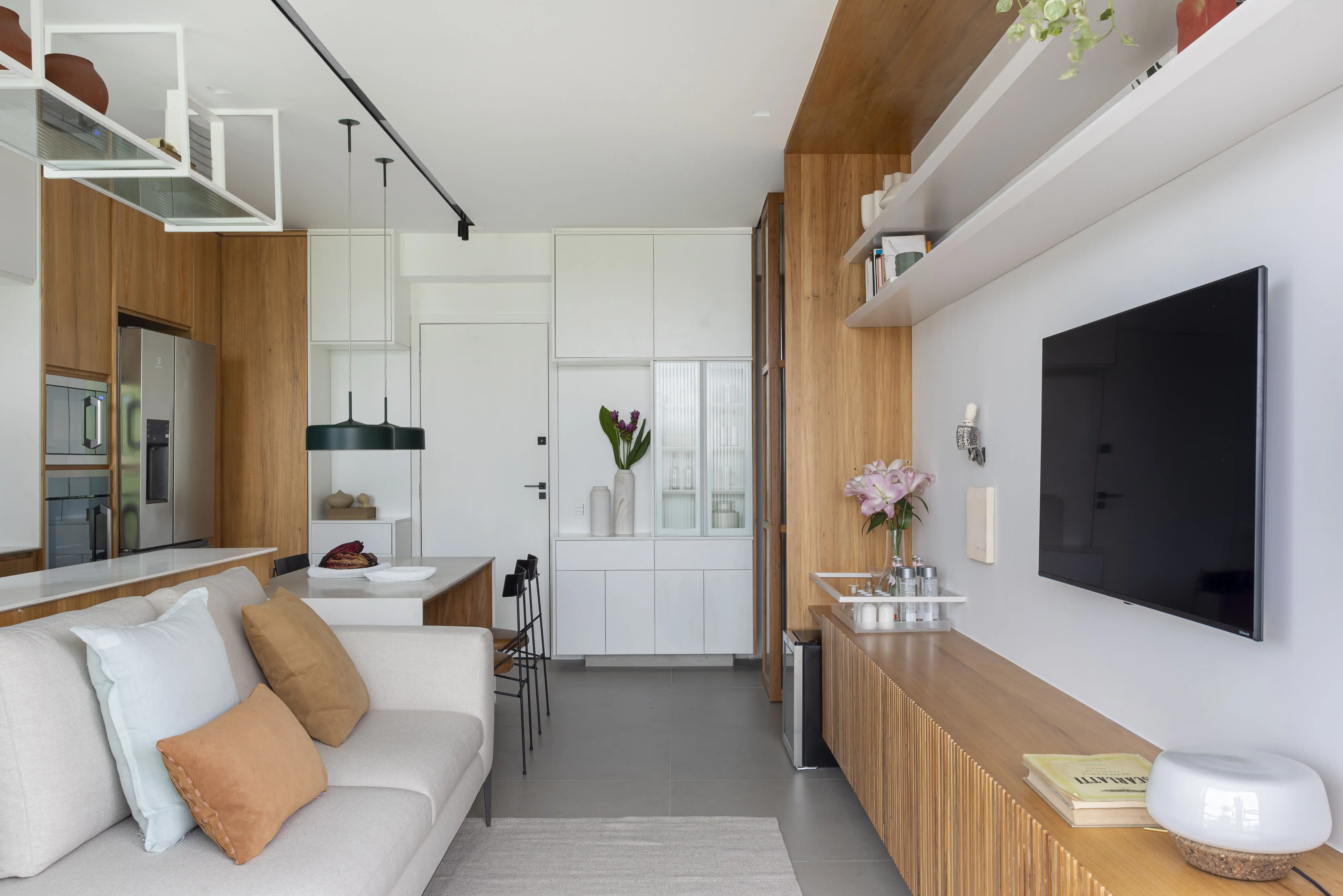 decoração apartamento pequeno vs grande