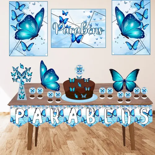 como evitar erros decoração borboleta azul barata