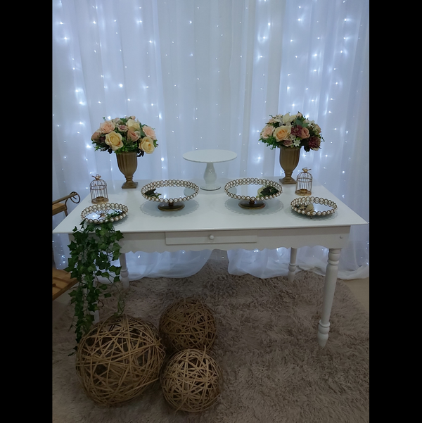 ideias decoração branco dourado simples ambientes